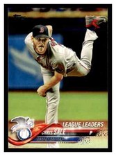 2018 Topps # 129 CHRIS SALE League Leader Boston Red Sox World Series Champions!