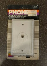Gemini Modular Phone Wall Jack WTA67 White New in package 
