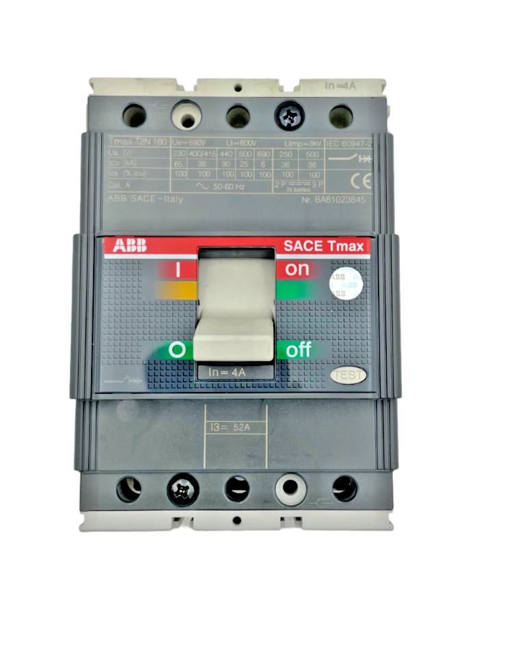 ABB 1SDA053115R1 SACE T max T2 N 160 52A 3POLE
