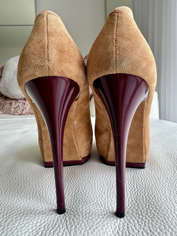 Pour La Victoire верблюда замши круглый носок платформе насосы США 8 на продажу от $250 - Изображение 3 из 4