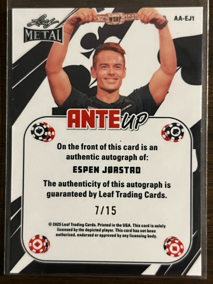 Ildjarn Landscapes 直筆サイン ポストカード ブラックメタル 2025 Leaf Metal Poker #AA-EJ1 Espen Jorstad AUTO AUTOGRAPH