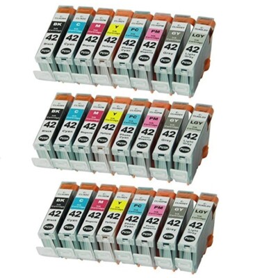 24 PK Combo Ink Cartridges Set for CLI-42 Canon Pixma Pro100 Pro 100 Printer