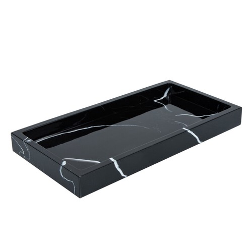 Vassoio in marmo porta prodotti da bagno decorazioni bagno vassoi piatto - Foto 4 di 12