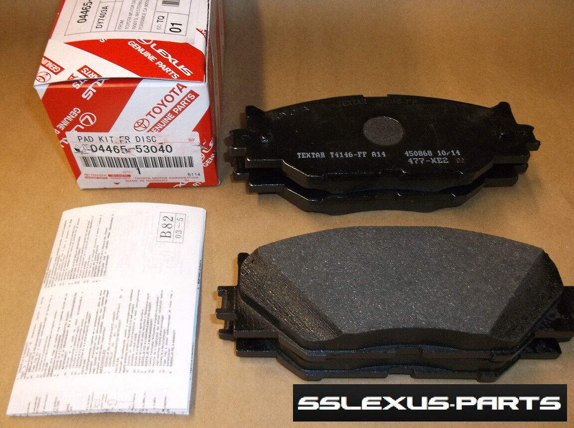 Lexus IS250 (2006-2008) OEM Genuine FRONT BRAKE PADS / PAD Lexus IS250 (2006-2008) OEM Genuine FRONT BRAKE PADS / PAD