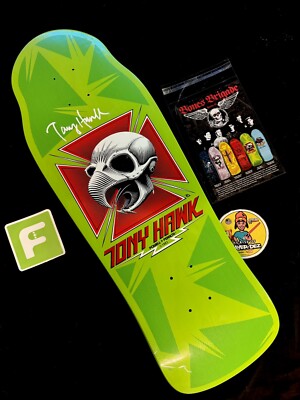 RARE SIGNED Tony Hawk Bones Brigade Series 15 Powell Neon