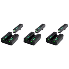 TruGlo Fiber Optic Tritium Sight Accessories, Fits Taurus Model Guns (3 Pack)