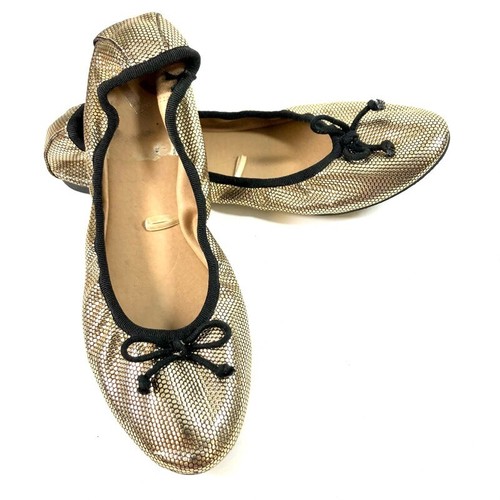 Report Womens Ballet Flat Shoes Metallic Bow Round Toe Slip US 7.5 - Picture 7 of 8