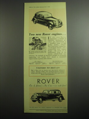 1948 Rover Sixty and Seventy-Five Cars Ad - Two new Rover engines