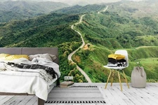 3D Mountain Road Wallpaper Wall Mural Removable Self-adhesive Sticker 880