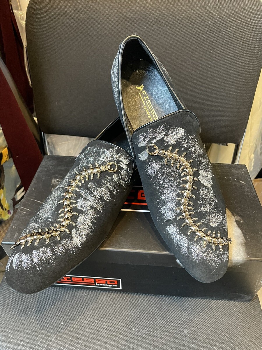 Aurelio fiesso  size 8 new in the box Men\'s Brown Loafers with Gold Accent Fiesso by Aurelio Garcia Men main image 3