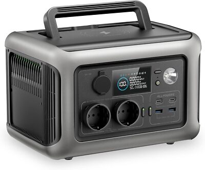 ALLPOWERS 600W 299Wh Tragbare Powerstation Solargenerator LiFePO4 fur Camping