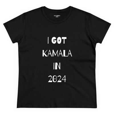 ''I GOT KAMALA IN 2024'' Women's Midweight Cotton Tee
