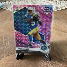 2021 Panini Mosaic - Rookies Mosaic Camo Pink Prizm #329 Josh Palmer (RC)