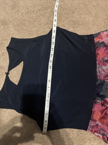 Moulinette Soeurs Gr. 6 blau ärmellos Maxikleid Tüll gefütterter Lagenrock - Bild 4 von 12