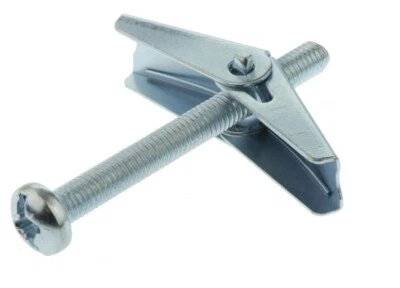 RAWLPLUG PLASTERBOARD HOLLOW CAVITY WALL FIXINGS SPRING TOGGLE ANCHORS WITH SCREWS