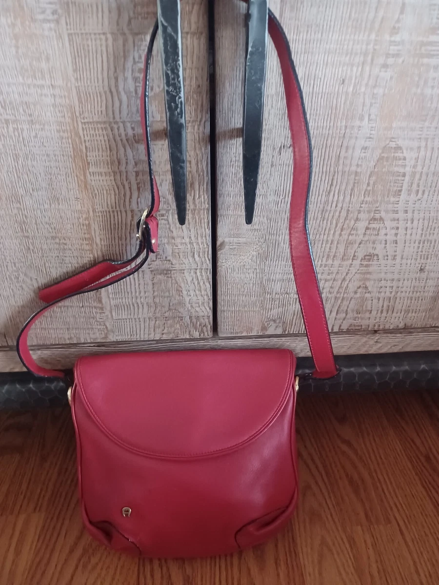 Etienne aigner red best sale purse