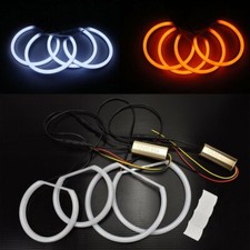 Cotton Daul Color LED Angel Eye Switchback W+A DRL Fits 04-10 E83 X3