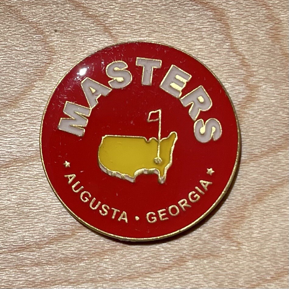 2026 Masters Tournament 4-Pack Metal Golf Ball Markers Set Augusta