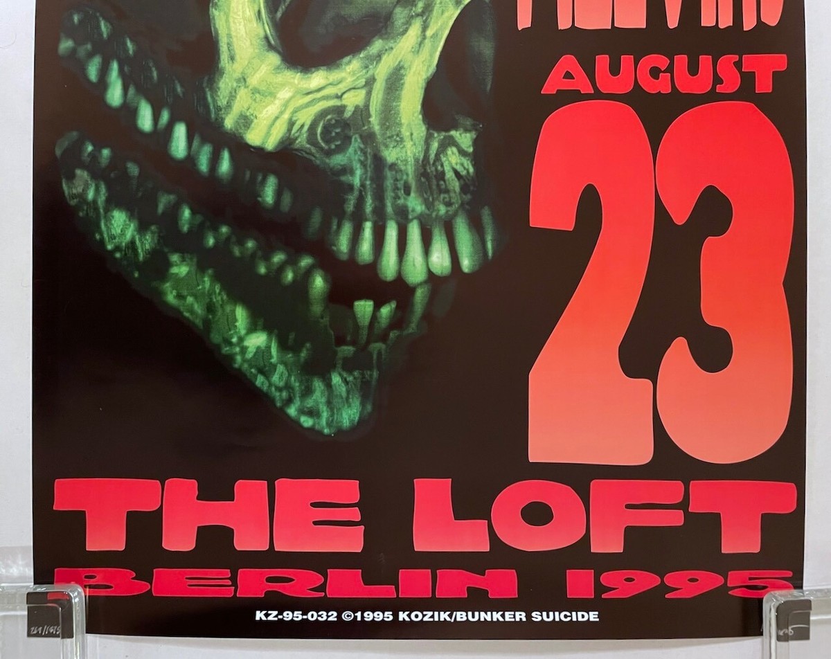 KYUSS MELVINS The Loft BERLIN 1995 CONCERT POSTER Signed