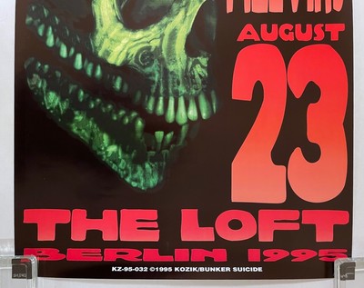 Kyuss × Melvins The Loft, Berlin Kozik Frank Kozik - 1995 - Kyuss Concert Poster – Nevermind Gallery