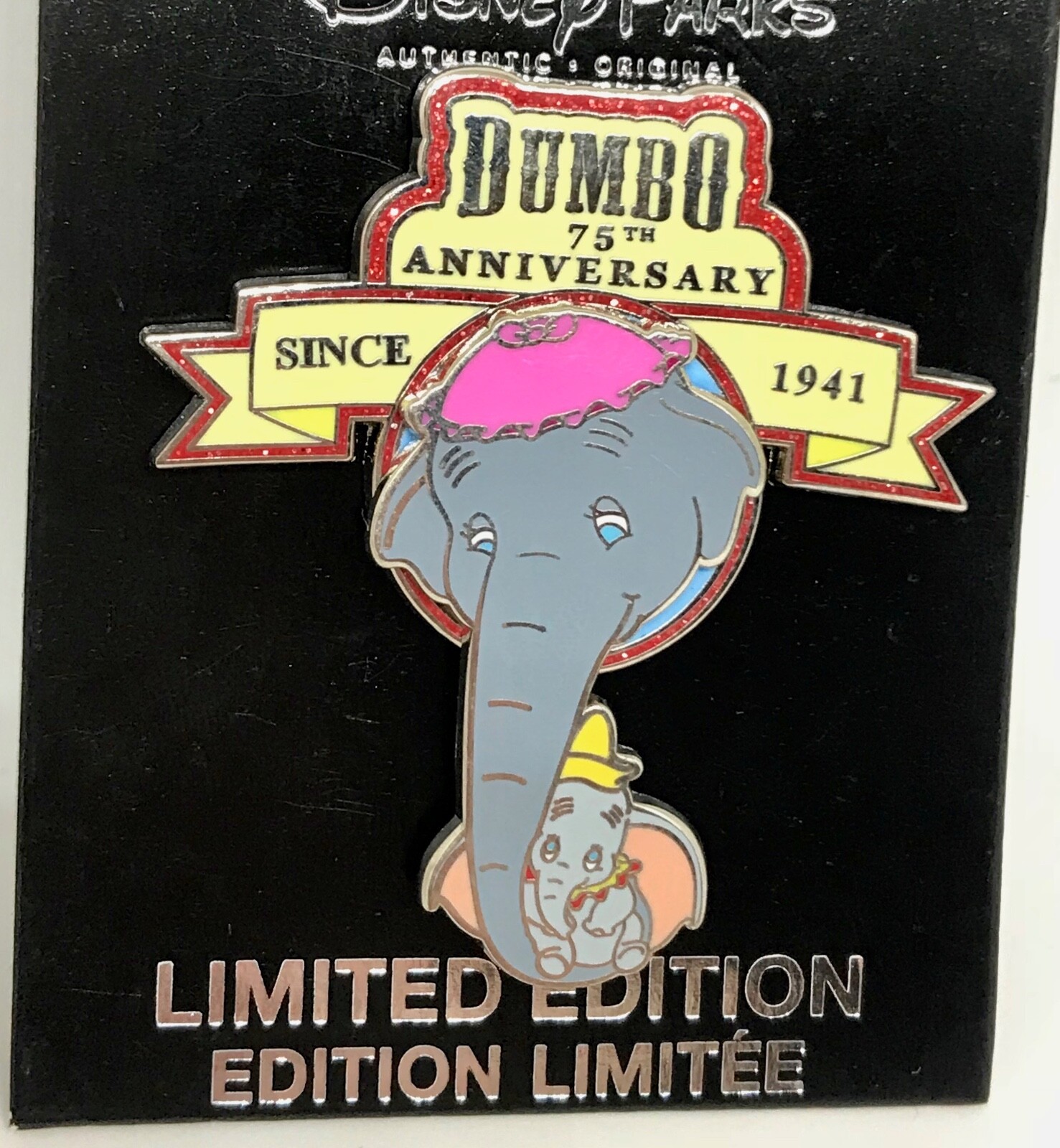 Jumbo Rocking Dumbo LE Mrs Jumbo Trunk Rocking Baby Dumbo Elephant 75th Anniversary Disney ...