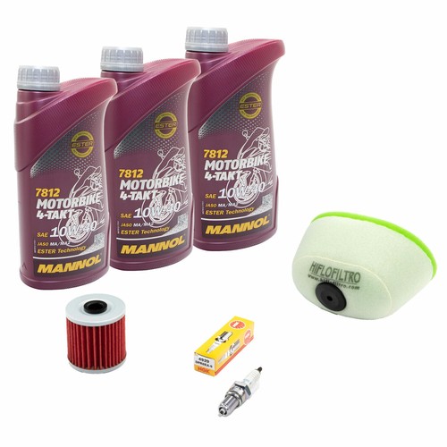 Pack Révision Filtre à Huile + Filtre à Air + Bougie Pour Kawasaki KLX650 (1993-1997) - Neuf