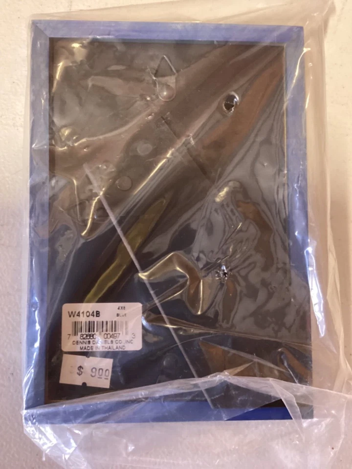 MARCO FOTO The Daniels Collection 4" x 6" Azul Nuevo en Embalaje Foto 2 de 4