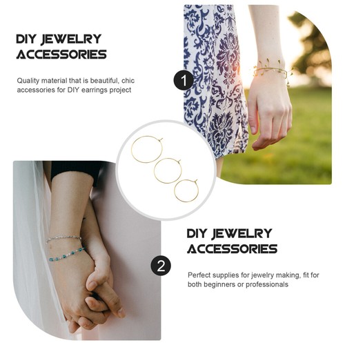 Kit de 180 piezas accesorios para pendientes dijes para hacer joyas pendientes - Imagen 3 de 12