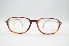 Vintage Jaguar 3205-721 Brown Gold Silver Oval Glasses Frame NOS