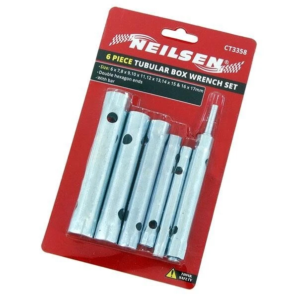 Tubular box wrench outlet