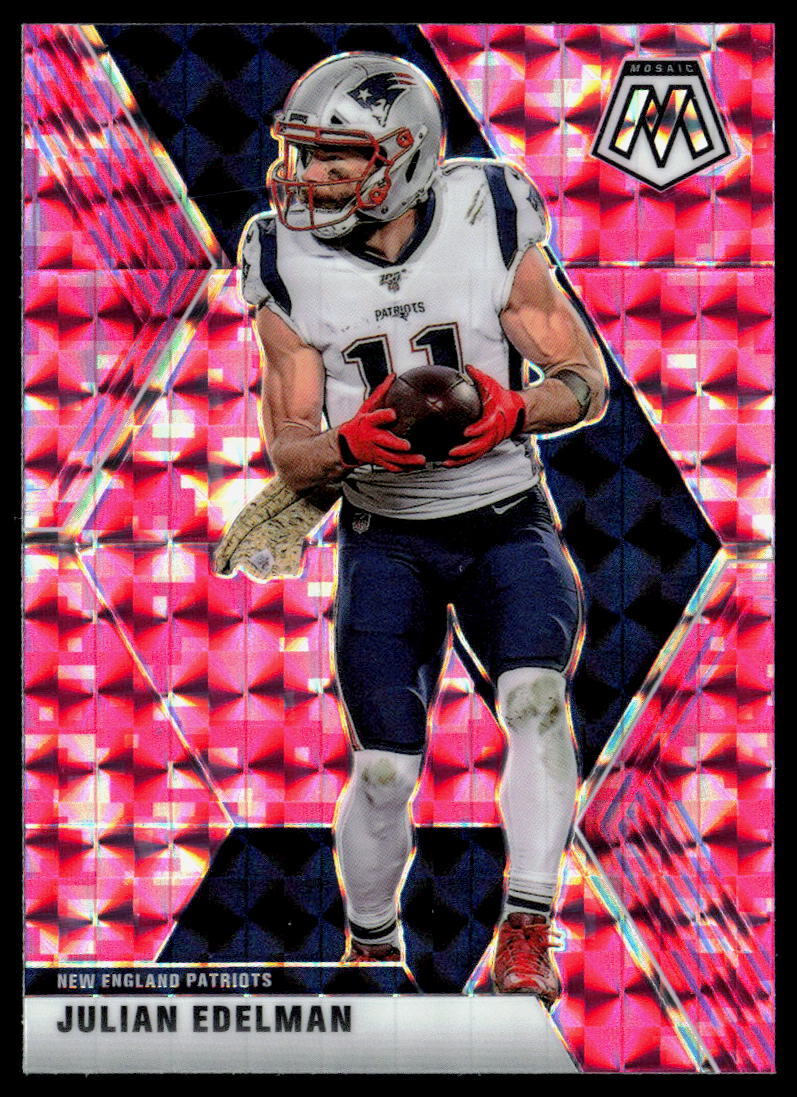 Julian Edelman 2020 Panini Mosaic Prizm Camo Pink #138