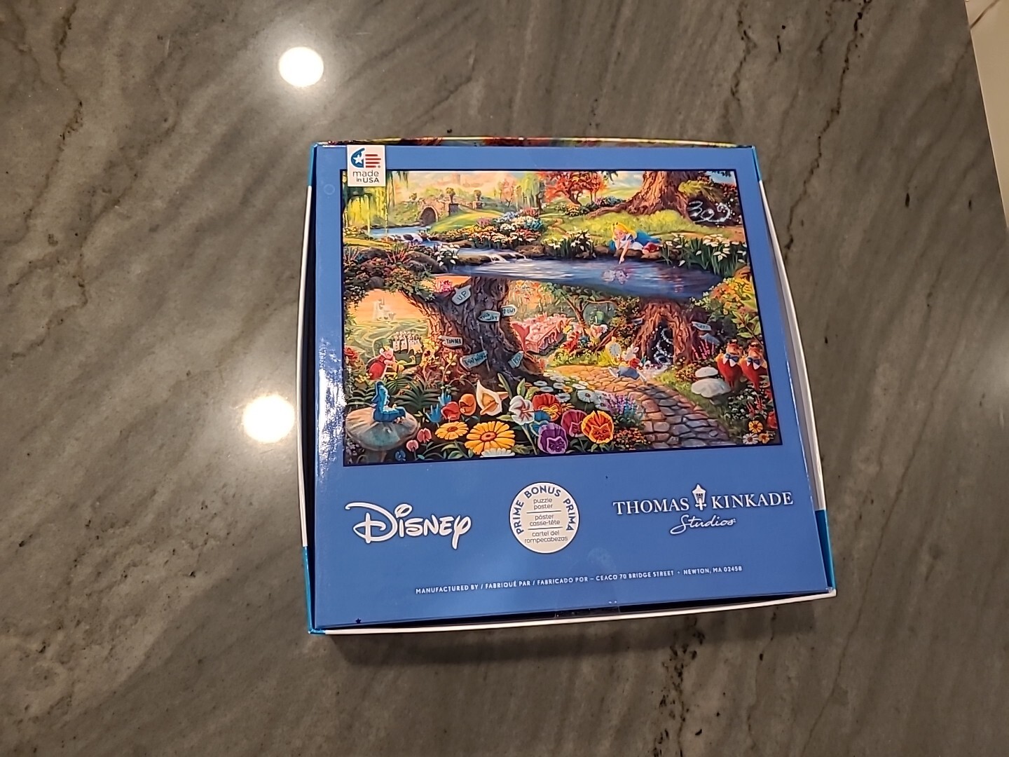Thomas Kinkade Alice In Wonderland 1000 Puzzle New Ceaco Disney | eBay