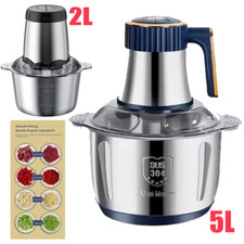 2L/5L Electric Meat Grinder Food Processor Fruits Blender Chopper Sausage Maker
