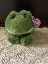 Swibco Puffkins LILY THE GREEN FROG Plush STUFFED ANIMAL Toy NWT New