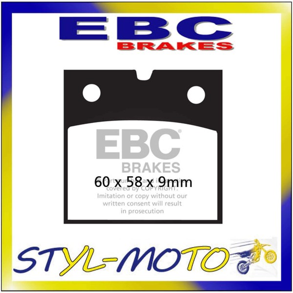FA077 BeläGe Organisch Aramid Hinten EBC Motorrad Guzzi 1000 Sp III 1989-1994-image