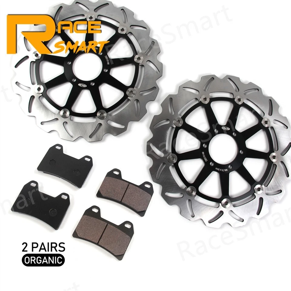 Rotores y pastillas de disco de freno delanteros para Ducati 748 Biposto 1999-2002 Sport 620 2003 Foto 4 de 4