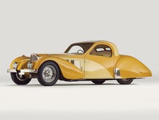 Cars 1936 bugatti type 57sc atalante luxury Desk Mat Stitched