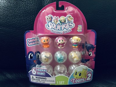 Squinkies Collector Series Toons Series 2 2010 Blip Toys 1 Set W/ 6 Squinkies