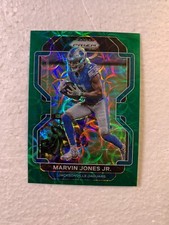 MARVIN JONES JR. /75 GREEN SCOPE PARALLEL  - 2021 PRIZM FOOTBALL 