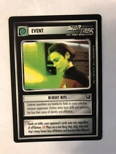 Star Trek CCG 1E Memory Wipe - Starter Deck II Mint Premium Card