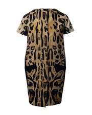 Giambattista Valli Jacket With Pockets In Animal Print Silk Intxs