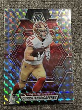 2023 Panini Mosaic Football Christian McCaffrey Silver Reactive 49ers