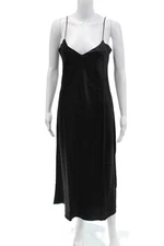 DANNIJO Womens Midi Slip Dress - Noir Size XS