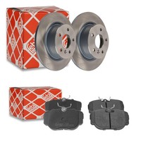Febi Bremsscheiben Hinten Ø304Mm BeläGe Passend FüR Land Rover Discovery 2 L318