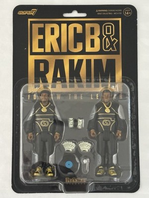 Super7 ReAction Eric B. & Rakim Follow The Leader 2pk 3.75  Figure NIP HIP HOP