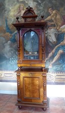 PENNY ARCADE POLYPHON WALNUT CASE GWO 1890 GLAZED FREE SHIPPING ENGLAND