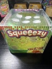 Squeeezy Squeeze Toy Dice Squishy Green Stress Relief Sensory Fidget Toy New