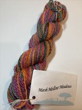 Hand Dyed Multi-Colored 100 Wool Fine Yarn - 1 Skien, 91 yds NEW