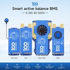 Bms Smart BMS 4s Lifepo4 Bluetooth Wifi Bms 8S 24S 40A 60A 80A JK Active Balance