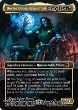Doctor Doom, King of Latveria (Borderless) [Foil NM - Commander: Marvel Super...